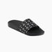 MCM Womens Monogram Print Rubber Slides Shoes 8809735071468 Free Shipping Worldwide