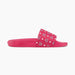MCM Womens Monogram Print Rubber Slides Shoes 8809735095303 Free Shipping Worldwide