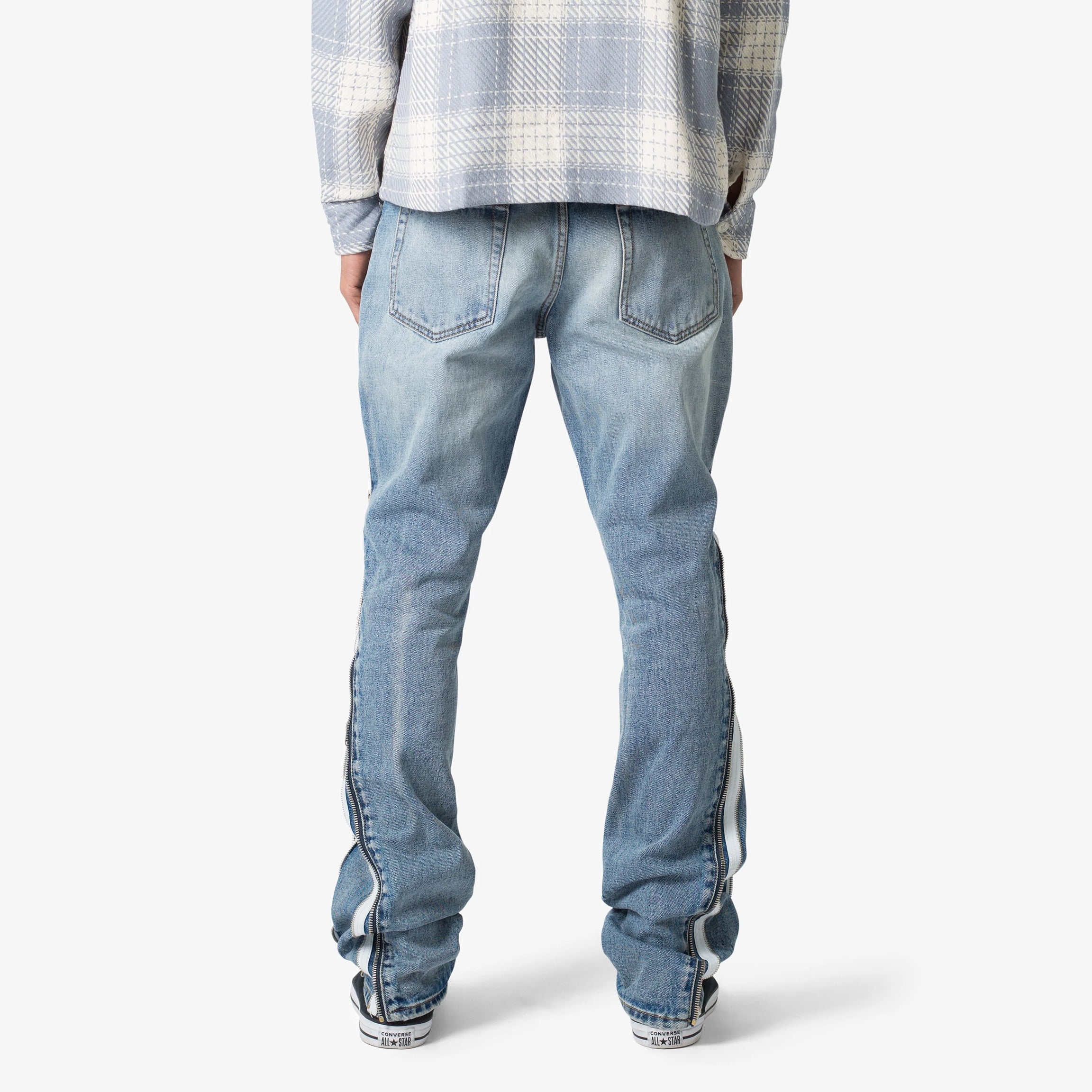 パンツ Jent Louis Bicolor Semi-Flare Denim Jent Louis』デニム パンツ Jent Louis Bicolor Semi-Flare Denim