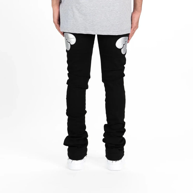 Pheelings Patch My Heart Flare Stack Denim Jean Mens Pants & Shorts PHEELINGS Free Shipping Worldwide