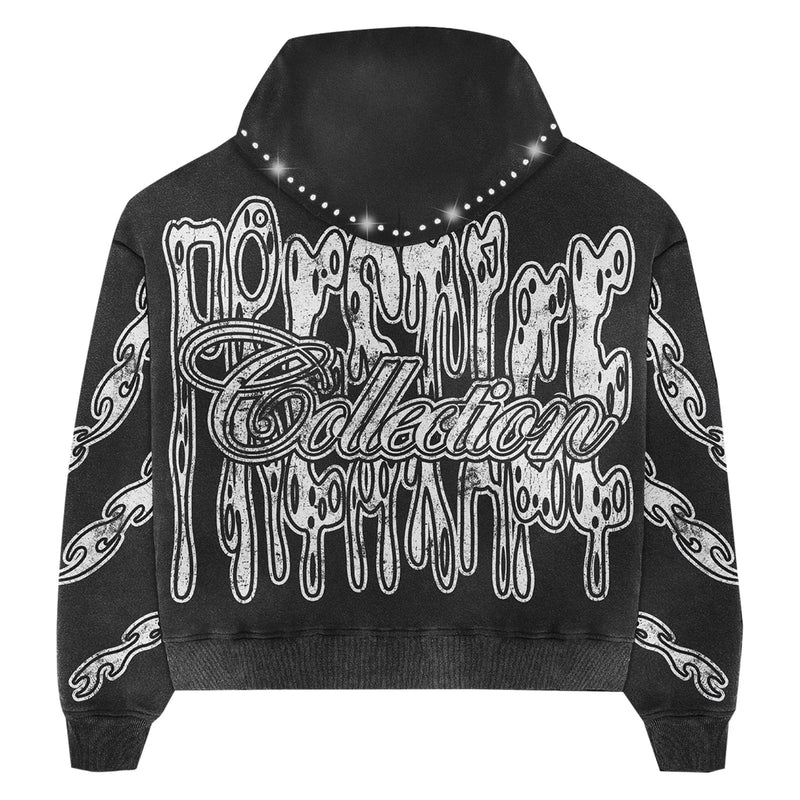 Prestige Drippy Rhinestone Hoodie Men’s Hoodies Collections