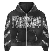 Prestige Drippy Rhinestone Hoodie Men’s Hoodies Collections 517860