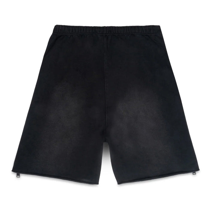 Metro Fusion - Purple Brand Faded Wordmark Sweatshorts Metro Fusion - Purple Brand Faded Wordmark Sweatshorts