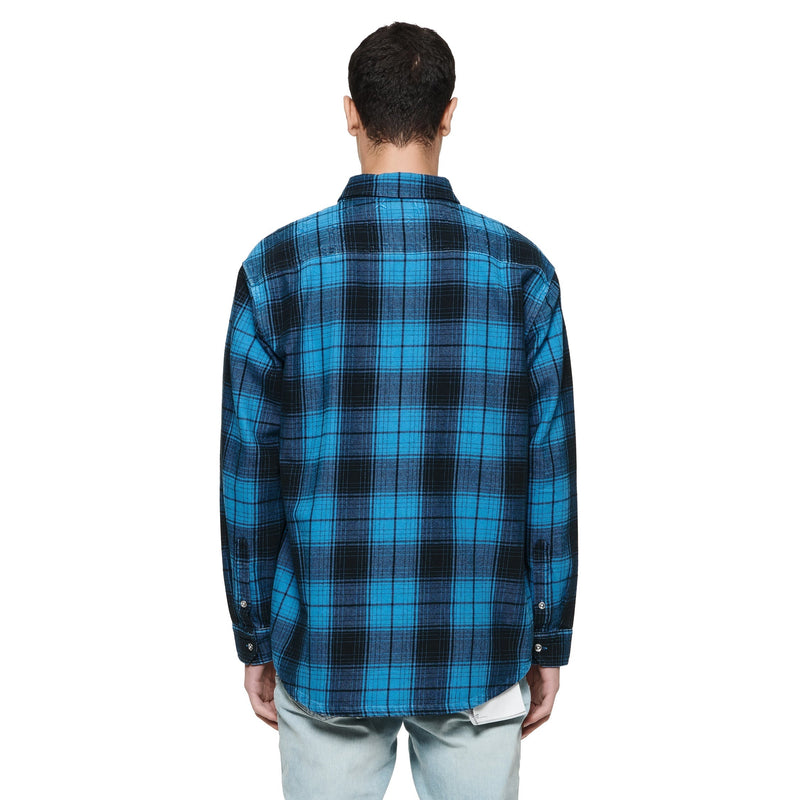Purple Brand Overdyed Flannel Long Sleeve Shirt Men’s T - Shirts 197027060435