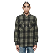 Purple Brand Overdyed Flannel Long Sleeve Shirt Men’s Shirts 197027060497 Free Shipping Worldwide