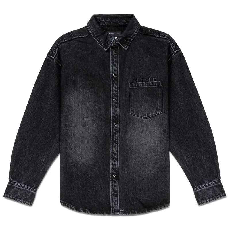 Purple Brand Oversized Western Shirt Men’s Pants 197027068912 Free Shipping Worldwide