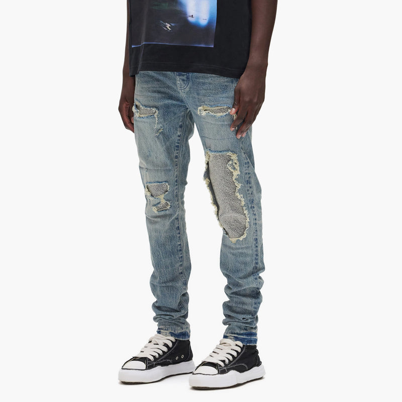 Purple Brand P001 Beaded Repair Jean Men’s Pants