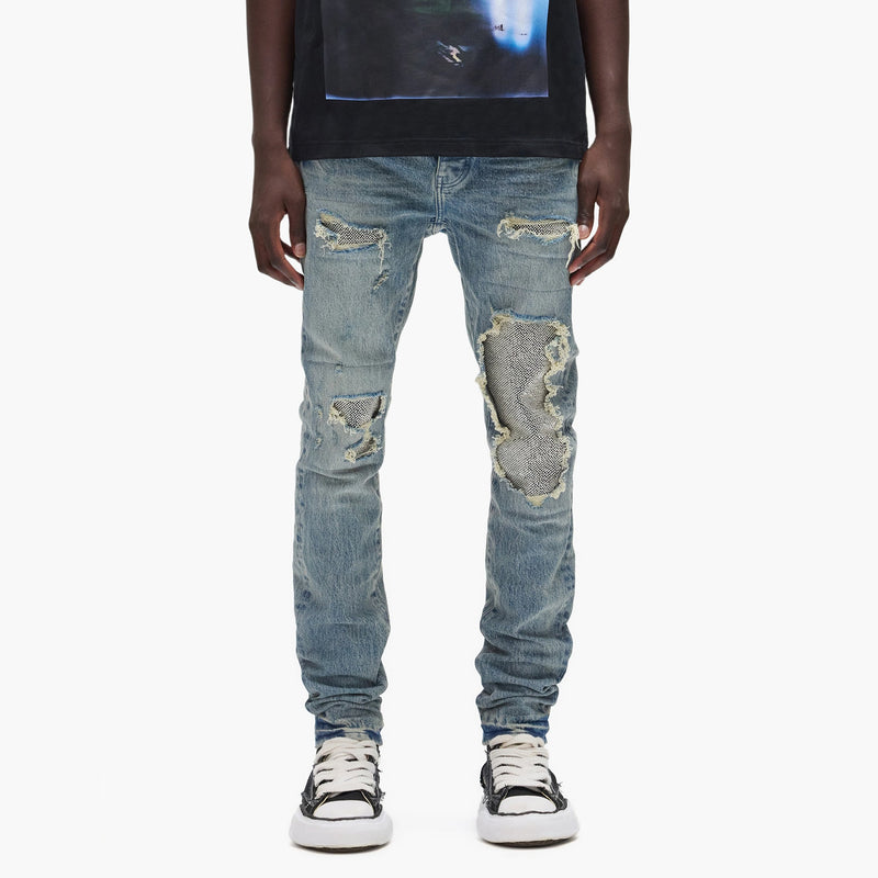 Purple Brand P001 Beaded Repair Jean Men’s Pants