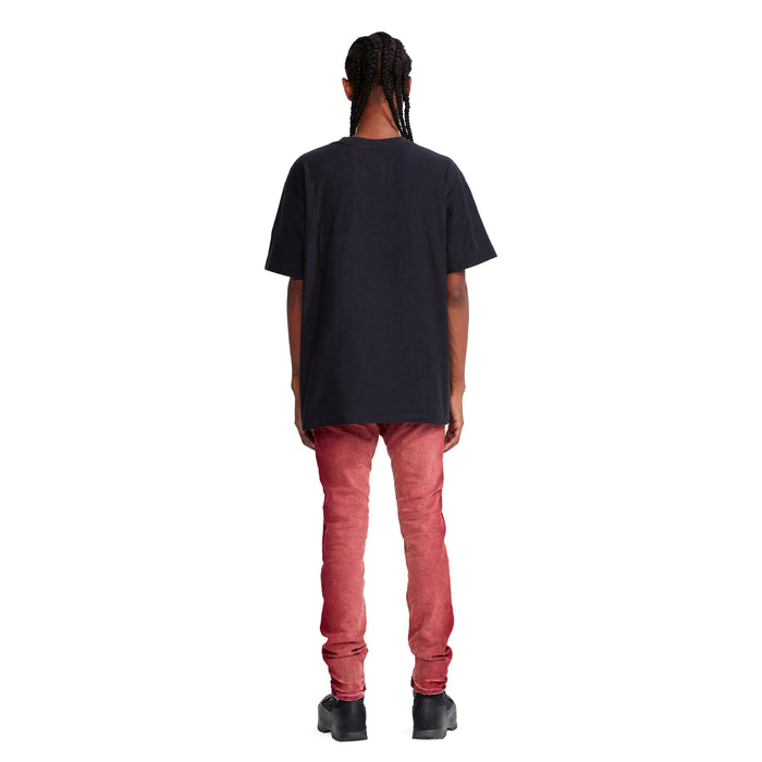 Purple Brand P001 Faded Aura Orange With Side Stripe Jean Mens Pants & Shorts 197027001216 Free Shipping Worldwide
