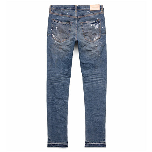 Purple Brand P001 Indigo Dirty Vintage White Paint Jean Mens Pants & Shorts 840068497462 Free Shipping Worldwide