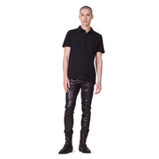 Purple Brand P001 Leathered Black Jean Mens Pants & Shorts 840068498025 Free Shipping Worldwide