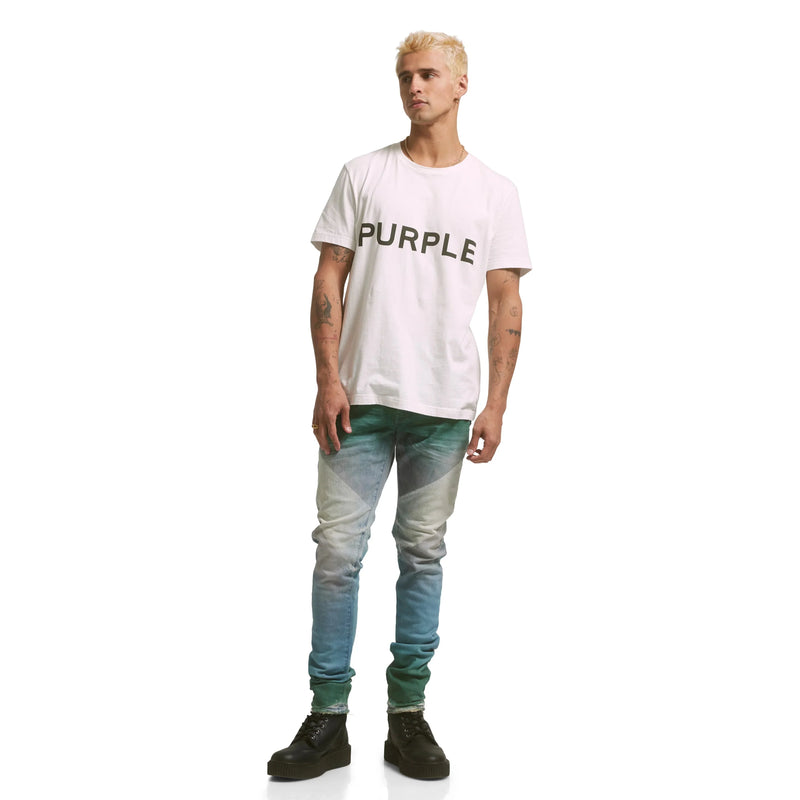 Purple Brand P001 Light Indigo Multi Dark Color Coated Diagonal Jean Mens Pants & Shorts 197027011406 Free Shipping Worldwide