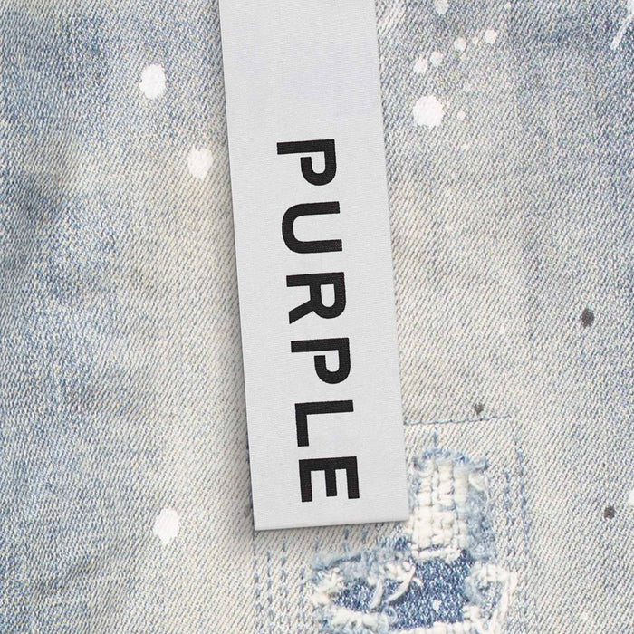 Purple Brand P001 Light Indigo Paint Blowout Jean Men’s Pants 454019