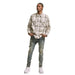 Purple Brand P001 Mid Indigo Acid Bleach Jean Mens Pants & Shorts 197027012502 Free Shipping Worldwide