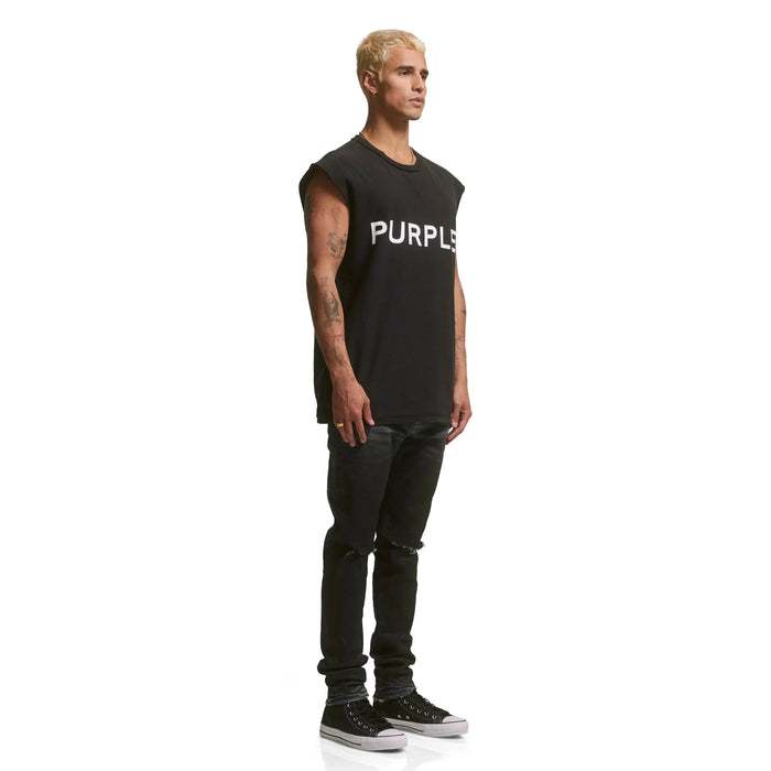 Purple Brand P001 Mid Indigo Black Color Coated Gradient Jean Mens Pants & Shorts 197027011307 Free Shipping Worldwide