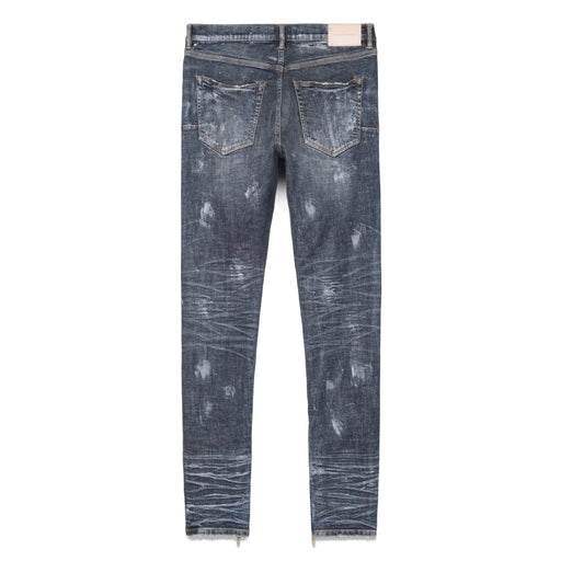 Purple Brand P001 Vintage Indigo Coated Zip Jean Mens Pants & Shorts 840068478515 Free Shipping Worldwide