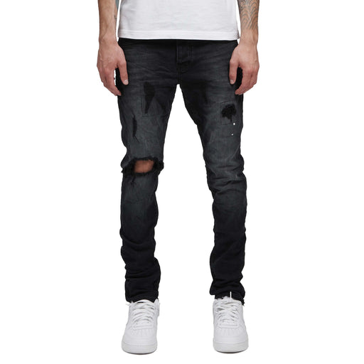 Purple Brand P002 Black Repair Jean Men’s Pants 525338