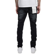 Purple Brand P002 Black Repair Jean Men’s Pants