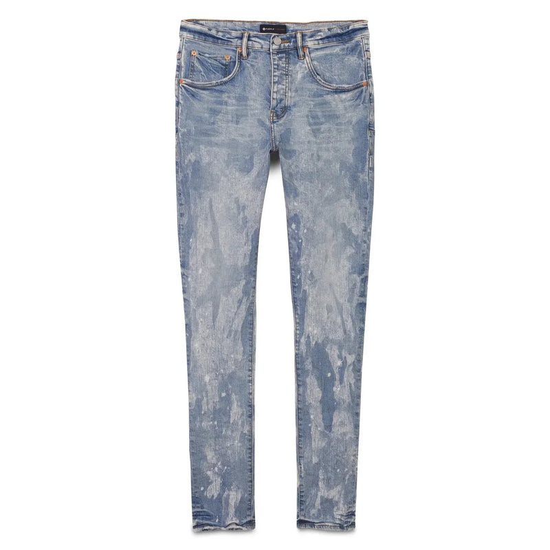 Purple Brand P002 Light Indigo Vintage Spotted Bleach Jean Mens Pants & Shorts 197027014100 Free Shipping Worldwide