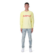 Purple Brand P002 Light Indigo Vintage Spotted Bleach Jean Mens Pants & Shorts 197027014100 Free Shipping Worldwide