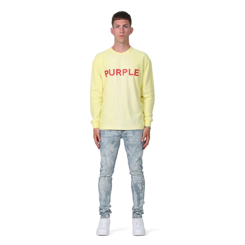 Purple Brand P002 Light Indigo Vintage Spotted Bleach Jean Mens Pants & Shorts 197027014100 Free Shipping Worldwide