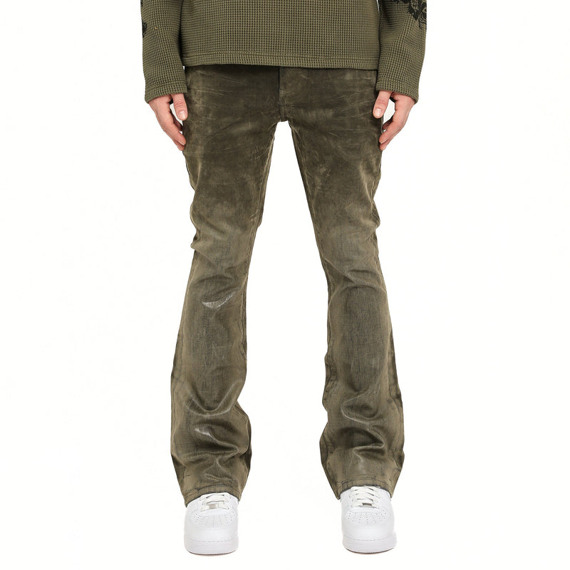 Purple Brand P004 Flare Flock Dipped Jean Men’s Pants 197027164157