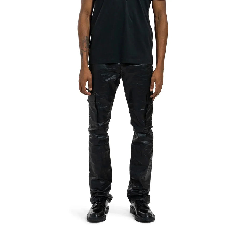 Purple Brand P004 Patent Film Cargo Jean Mens Pants & Shorts 197027040888 Free Shipping Worldwide