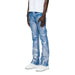 Purple Brand P004 Silver Foil Flare Jean Men’s Pants 197027055837 Free Shipping Worldwide