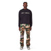 Purple Brand P013 Camo With Knee Embroidery Cargo Pant Mens Pants & Shorts Free Shipping Worldwide
