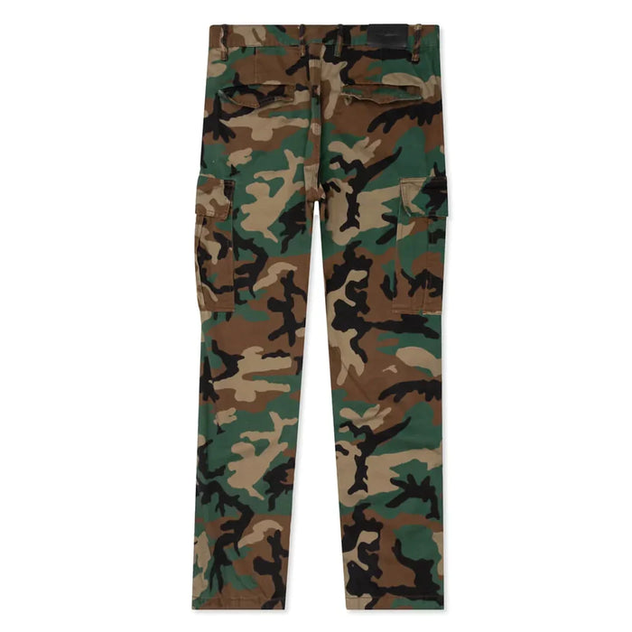 Purple Brand P013 Camo With Knee Embroidery Cargo Pant Mens Pants & Shorts Free Shipping Worldwide