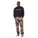 Purple Brand P013 Camo With Knee Embroidery Cargo Pant Mens Pants & Shorts Free Shipping Worldwide