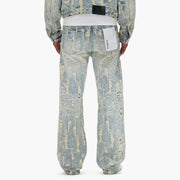 Purple Brand P018 Bead Splatter Destroy Jean Men’s Pants
