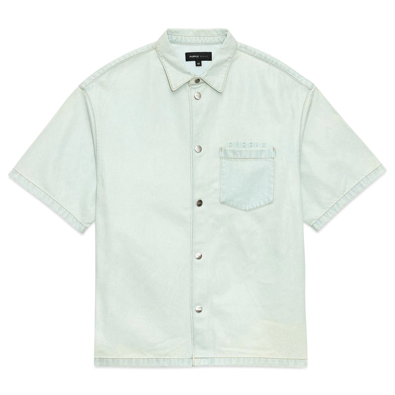 Purple Brand P035 Coated Short Sleeve Shirt Men’s Shirts 197027091095