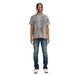 Purple Brand P101 Worn Dark Denim T-Shirt Mens Tees 197027031367 Free Shipping Worldwide