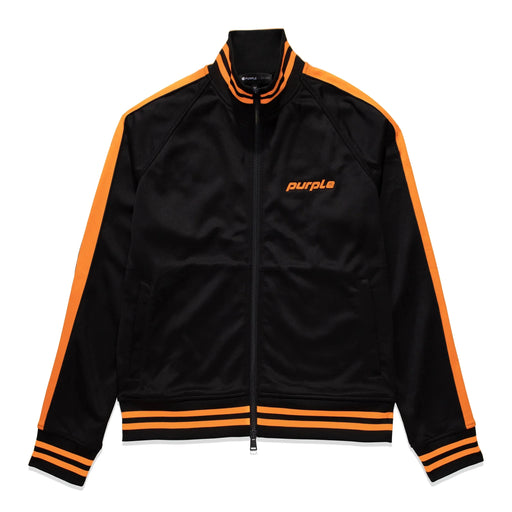 Purple Brand P414 Double Stripe Black Track Jacket Mens Jackets 197027009595 Free Shipping Worldwide