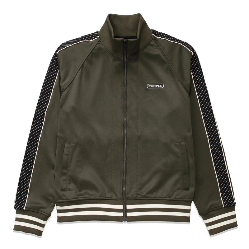 Purple Brand P414 Poly Tricot Forest Night Track Jacket Mens Jackets 840068488576 Free Shipping Worldwide