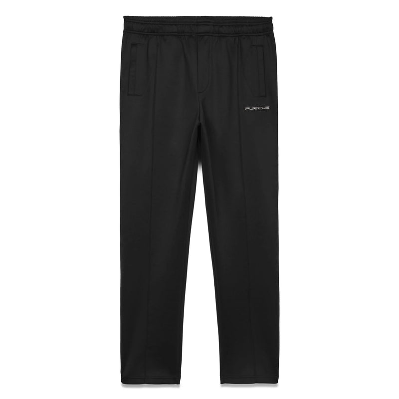 Purple Brand P415 Solid Poly Tricot Black Track Pant Mens Pants & Shorts 840068484240 Free Shipping Worldwide