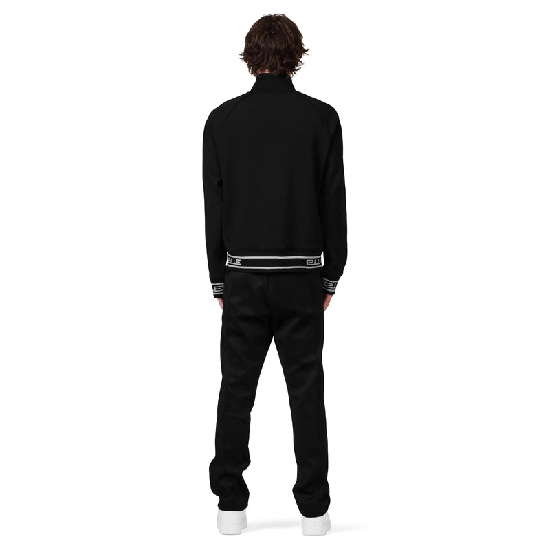 Purple Brand P415 Solid Poly Tricot Black Track Pant Mens Pants & Shorts 840068484240 Free Shipping Worldwide