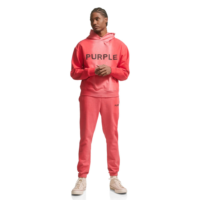 Purple Brand P447 Red Poppy French Terry Hoodie