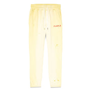 Purple Brand P450 Core Elfin Yellow French Terry Jogger Mens Pants & Shorts 197027021405 Free Shipping Worldwide