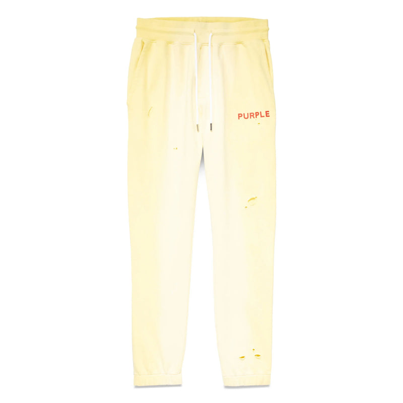 Purple Brand P450 Core Elfin Yellow French Terry Jogger Mens Pants & Shorts 197027021405 Free Shipping Worldwide