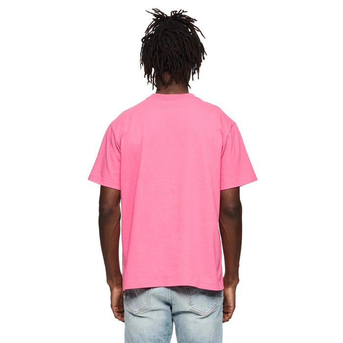 Metro Fusion - Purple Brand Playback Flock Neon Pink T-Shirt