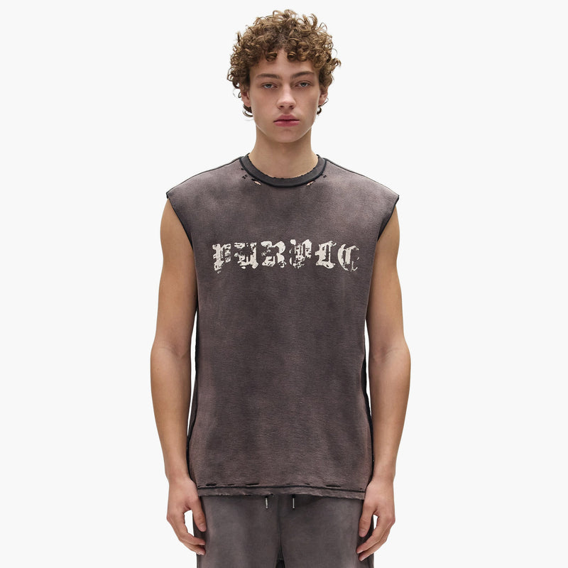 Purple Brand Worn Gothic Tank Top Men’s T-Shirts