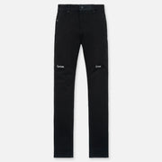 RTA Bryant Skinny Jean | Black Hologram Digital Cross Men’s Pants 525553