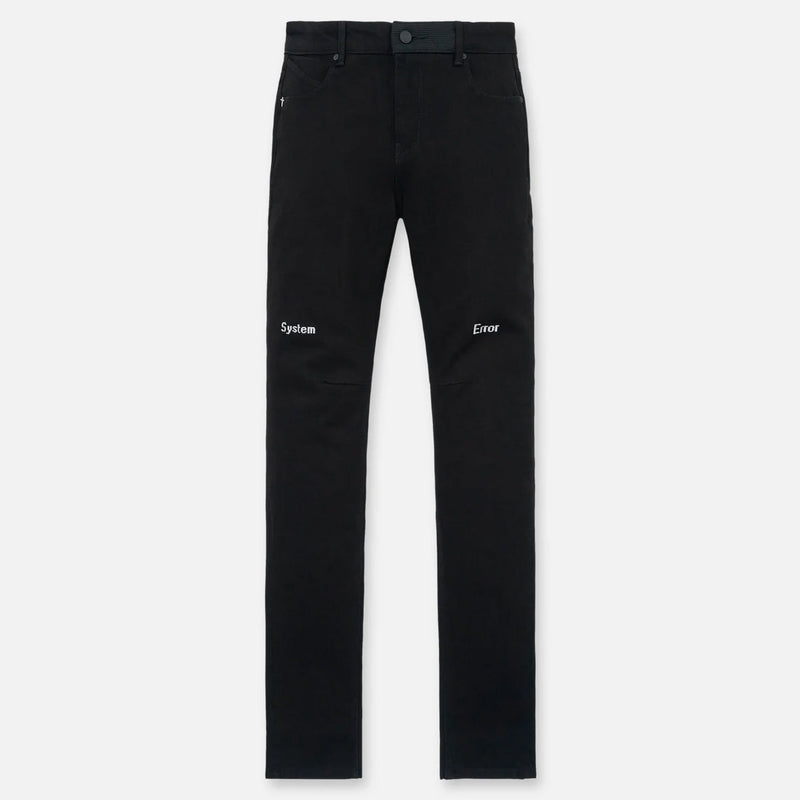 RTA Bryant Skinny Jean | Black Hologram Digital Cross Men’s Pants 525553