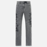 RTA Bryant Skinny Jean | Clouded Mist Cross Patch Men’s Pants 194693265188