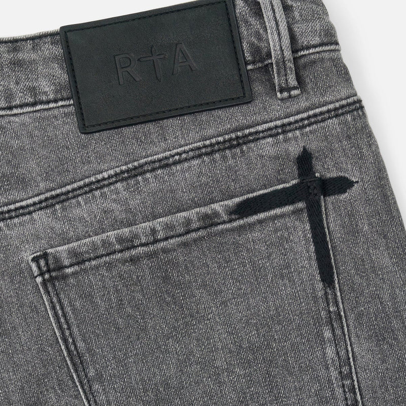 RTA Bryant Skinny Jean | Clouded Mist Cross Patch Men’s Pants