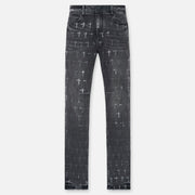 RTA Bryant Skinny Jean | Noir Coated Grey Men’s Pants 194693265409