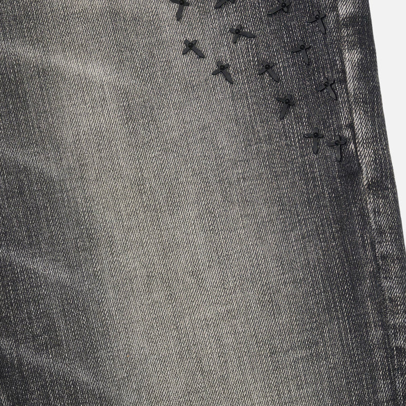 RTA Bryant Skinny Studded Jean | Ash Storm Cross Men’s Pants