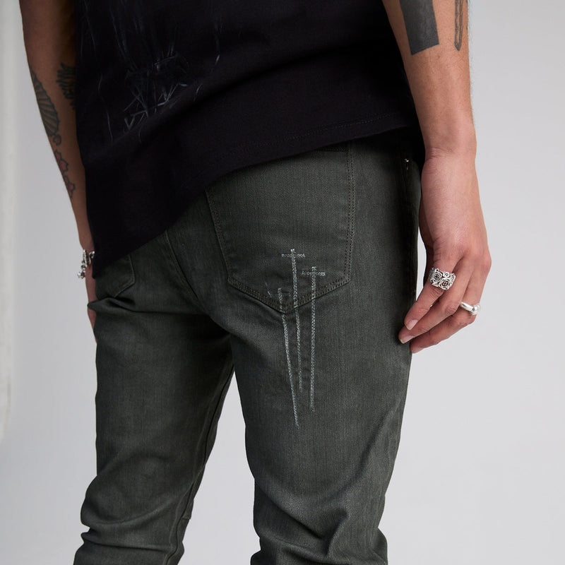 RTA Bryant Triple Cross Skinny Jean Men’s Pants BRAND